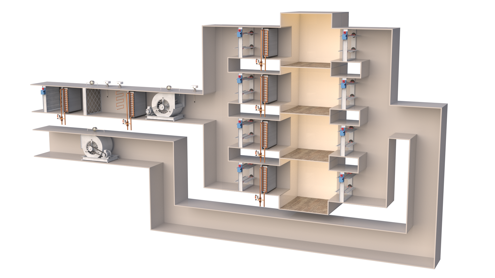 BMS installation: AHU 3 in context